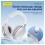 Wireless Stereo Headphones Foneng BL59 ANC Noise Canceling Silver