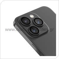 Aluminum Camera Cover Full Face Devia Apple iPhone 15 Pro/ 15 Pro Max Peak Graphite (3 pcs.)