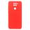 Liquid Silicon inos Xiaomi Redmi Note 9 L-Cover Hot Red