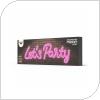 Neon Plexi Forever Light FPNE20 LET'S PARTY (USB, On/Off & Dimmer) Pink (Easter24)