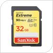 Κάρτα μνήμης SDHC C10 UHS-I  SanDisk Extreme 90MB/s 32GB