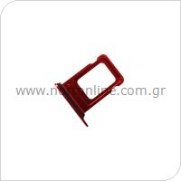 Sim Card Holder Apple iPhone 14 / 14 Plus Red (OEM)