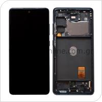 LCD with Touch Screen & Front Cover Samsung G780F Galaxy S20 FE/ G781B Galaxy S20 FE 5G Blue (Original)