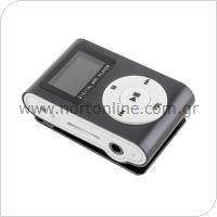 Mp3 Player Setty with LCD Screen & Earphones microSD 32GB Black