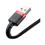 USB 2.0 Cable Baseus Cafule USB A to Lightning 1.5A 2m Black-Red