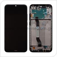 LCD with Middle Plate Xiaomi Redmi Note 8 Space Black (Original)