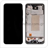 Οθόνη με Touch Screen & Μπροστινή Πρόσοψη Samsung A366 Galaxy A36 5G Μαύρο (Original)