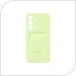 Silicone Card Slot Cover Case Samsung EF-OA356TMEG A356B Galaxy A35 5G Lime