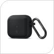 Silicon Case Spigen Fit Apple AirPods 3 with Hook Black
