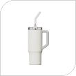 Straw Mug-Thermos Xiaomi Stainless 1Ll White