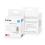 Travel Fast Charger inos with Dual Output USB A & USB C PD QC 3.0 20W White & Lightning Cable 1m White