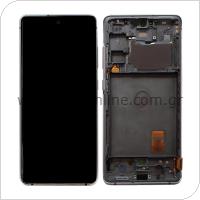 LCD with Touch Screen & Front Cover Samsung G780F Galaxy S20 FE/ G781B Galaxy S20 FE 5G White (Original)