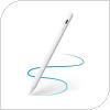 Universal Pen Ahastyle PE04 Active Stylus Pencil Magnetic (USB C) for iPad Air, iPad Pro & iPad mini White