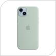Θήκη Silicon με MagSafe Apple MPTC3 iPhone 14 Plus Ανοικτό Πράσινο