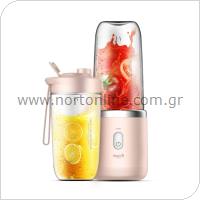 Rechargeable Mini Juice Blender 400ml Deerma DEM-NU05 140W Pink