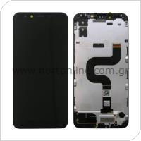 LCD with Touch Screen Xiaomi Mi A2/ Mi 6X with Frame Black (OEM)