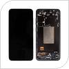 LCD with Touch Screen & Front Cover Samsung S721B Galaxy S24 FE Black (Original)