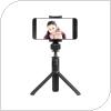 Ασύρματο Selfie Stick & Τρίποδο Tripod Xiaomi Mi FBA4070US Bluetooth Universal για Smartphones Μαύρο