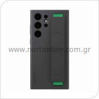 Silicone Grip Cover Case Samsung EF-GS918TBEG S918B Galaxy S23 Ultra 5G Black