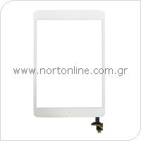 Touch Screen Apple iPad mini/  iPad mini 2 Full Set με Πλακετάκι Οδήγησης Αφής Λευκό (OEM)