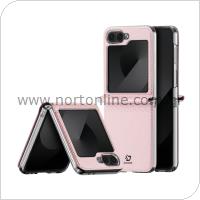 PU Leather Back Cover Dux Ducis Bril Samsung Z Flip 6 5G Pink