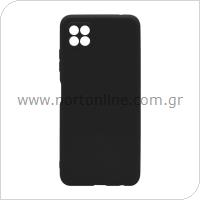 Θήκη Soft TPU inos Samsung A226B Galaxy A22 5G S-Cover Μαύρο