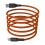 Καλώδιο Σύνδεσης USB 2.0 Hammer Magnetic Braided USB A σε USB C 65W 1m Πορτοκαλί