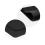 Mousepad 35x25cm with Black Stitching Black (1 pc)