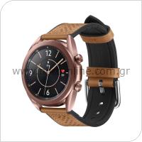 Λουράκι Spigen Retro Fit Samsung Galaxy Watch 42mm/ Watch 3 41mm/ Active 1/2 40mm/ 44mm Καφέ