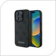 Θήκη PU Guess Apple iPhone 16 Pro Hardcase Classic Logo 4G Μαύρο