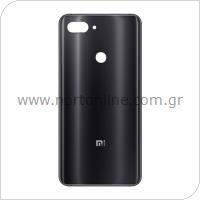 Battery Cover Xiaomi Mi 8 Lite Black (OEM)
