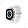 Λουράκι Σιλικόνης Dux Ducis OceanWave Bracelet Apple Watch (38/ 40/ 41mm) Λευκό