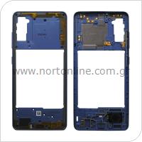 Μεσαίο Πλαίσιο Samsung A415F Galaxy A41 Μπλε (Original)