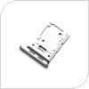 Βάση Κάρτας Sim & SD Samsung A536B Galaxy A53 5G Λευκό (Original)