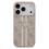 Θήκη PU Guess MagSafe Apple iPhone 17 Pro Hardcase Printed Stripes 4G Ροζ