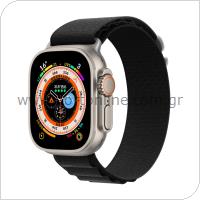 Λουράκι Devia Sport5 Nylon Woven Apple Watch (42/ 44/ 45/ 49mm) Deluxe Μαύρο