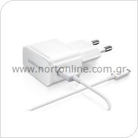Travel Charger Samsung ETA-U90 with Single USB 2.0A & Micro USB Cable White (Bulk)