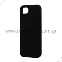 Θήκη Liquid Silicon inos Apple iPhone 16e 5G Velvet Μαύρο
