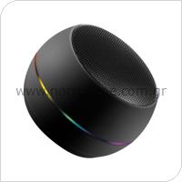 Portable Bluetooth Speaker Maxlife MXBS-02 3W with LED Light Black