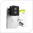Tempered Glass Ringke Lens Frame για Τζαμάκι Κάμερας Apple iPhone 16/ 16 Plus Μαύρο (2 τεμ)