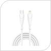 USB 2.0 Cable inos UltraCon USB C to Lightning 20W 2m White