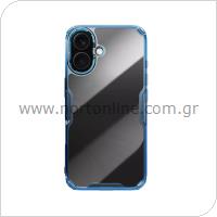 Soft TPU & PC Back Cover Case Nillkin Nature Pro Apple iPhone 16 Blue