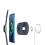 Επιτραπέζια Βάση AhaStyle PT135 για Φορτιστή MagSafe Apple iPhone 13 Series & iWatch Silicon 2in1 Μπλε