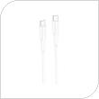 USB 2.0 Cable Foneng XS01 USB C to USB C 60W 1m White