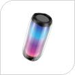 Portable Bluetooth Speaker Foneng BL15 Full Screen Colorful TWS BT 5.0 EDR 4000mAh 8W Black
