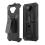 Durable Back Cover Case Hammer Iron V with Carabiner & Clip Black