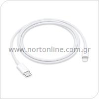 Καλώδιο Apple MUQ93 USB C σε Lightning 1m Λευκό