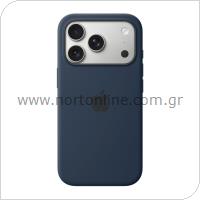 Θήκη Silicon με MagSafe Apple MGFH4 iPhone 17 Pro Σκούρο Μπλε