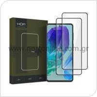 Tempered Glass Full Face Hofi Premium Pro+ Samsung M556B Galaxy M55 5G Black (2 pcs)