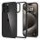 TPU & PC Back Cover Case Spigen Ultra Hybrid Apple iPhone 15 Pro Max Clear-Matte Black